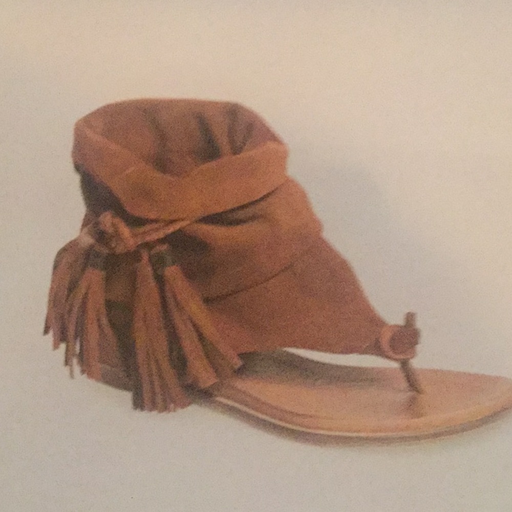 FreePeople Marlo ankle suede cuff sandals 8